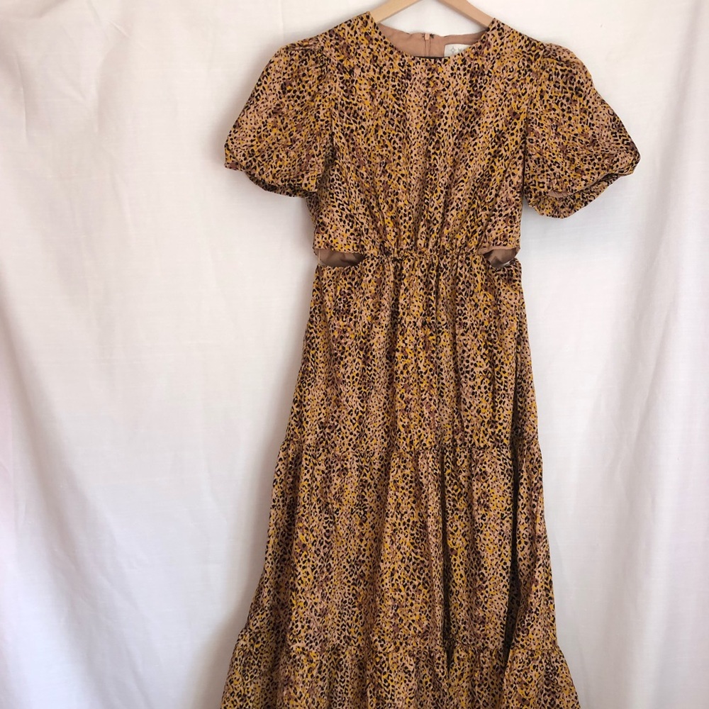 WAYF Plaza Tiered Maxi Dress